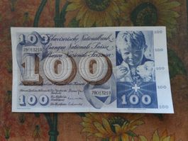 SUISSE  100  Francs  1971  (3219)  Billet