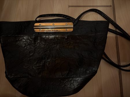 Handtasche Enrico Coveri Leder schwarz 