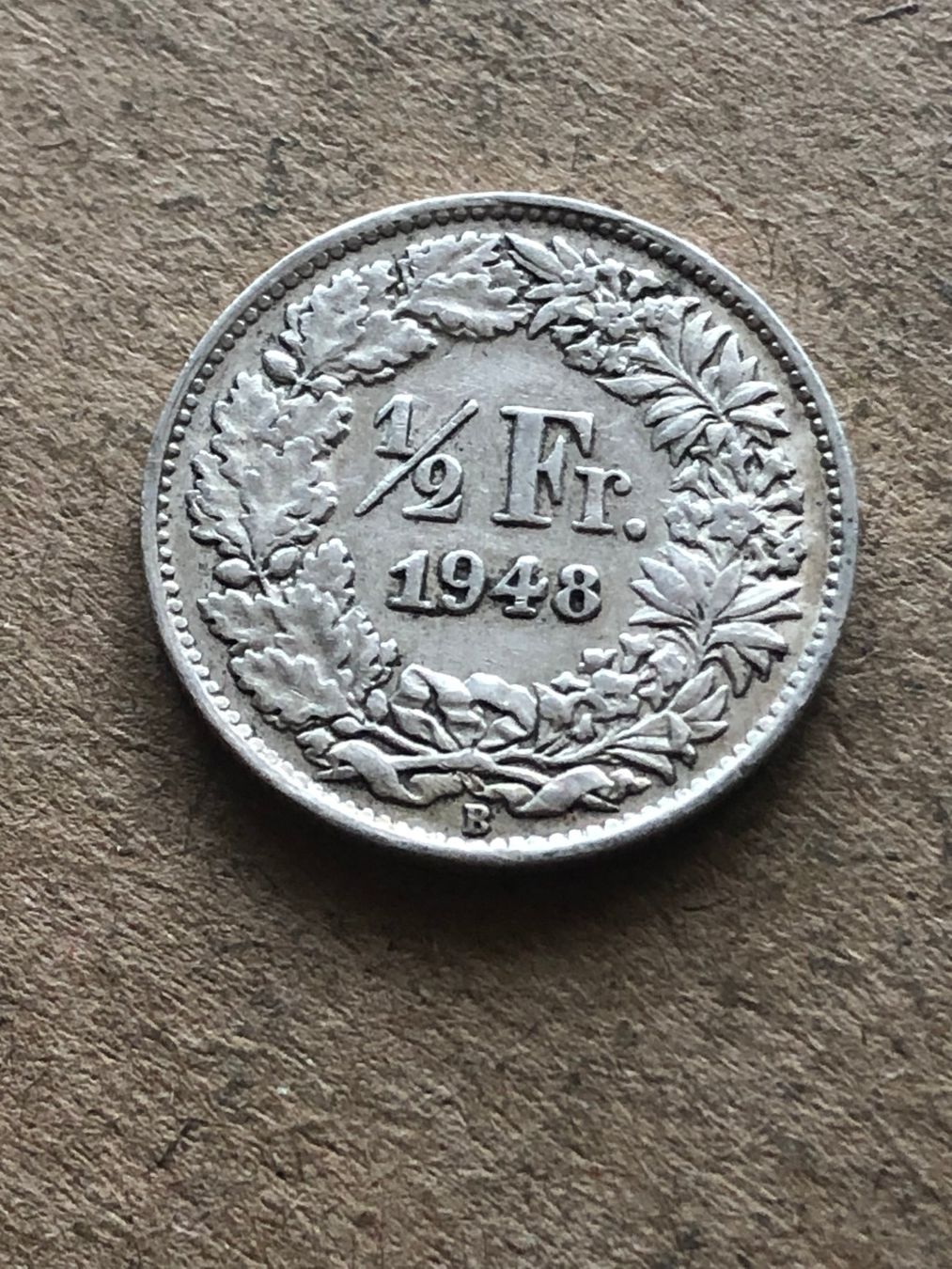 Toutes les monnaies: 50 Rp. 1948 – D'occasion à Schötz par Odpa