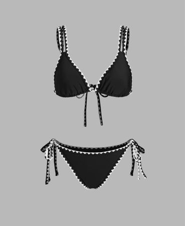 Cider Bikini Noir et Blanc, Taille L, neuf avec étiquette!