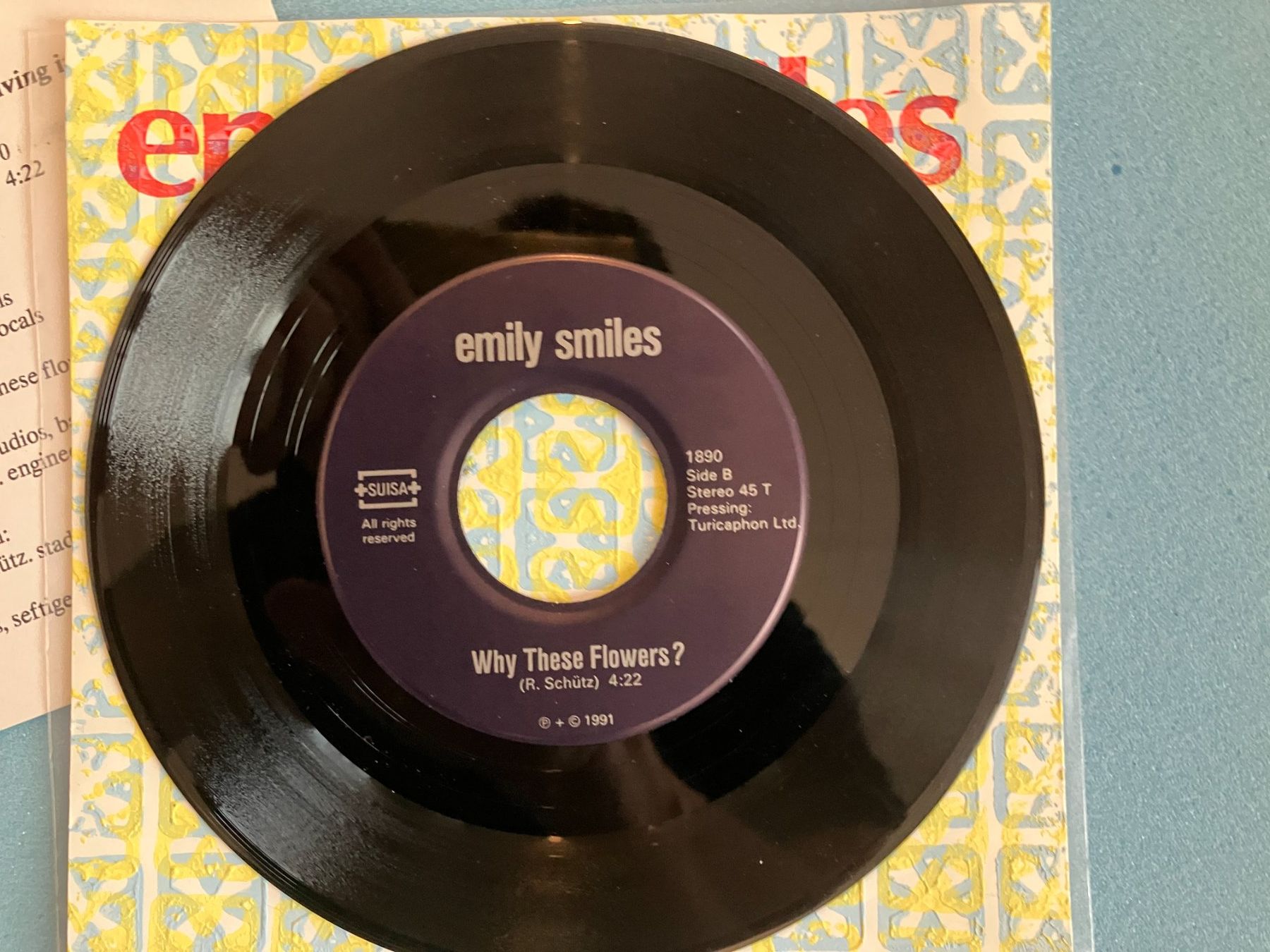 Dischi in vinile: Emily Smiles – Usato da Aarwangen venduto da Jukebox3 8