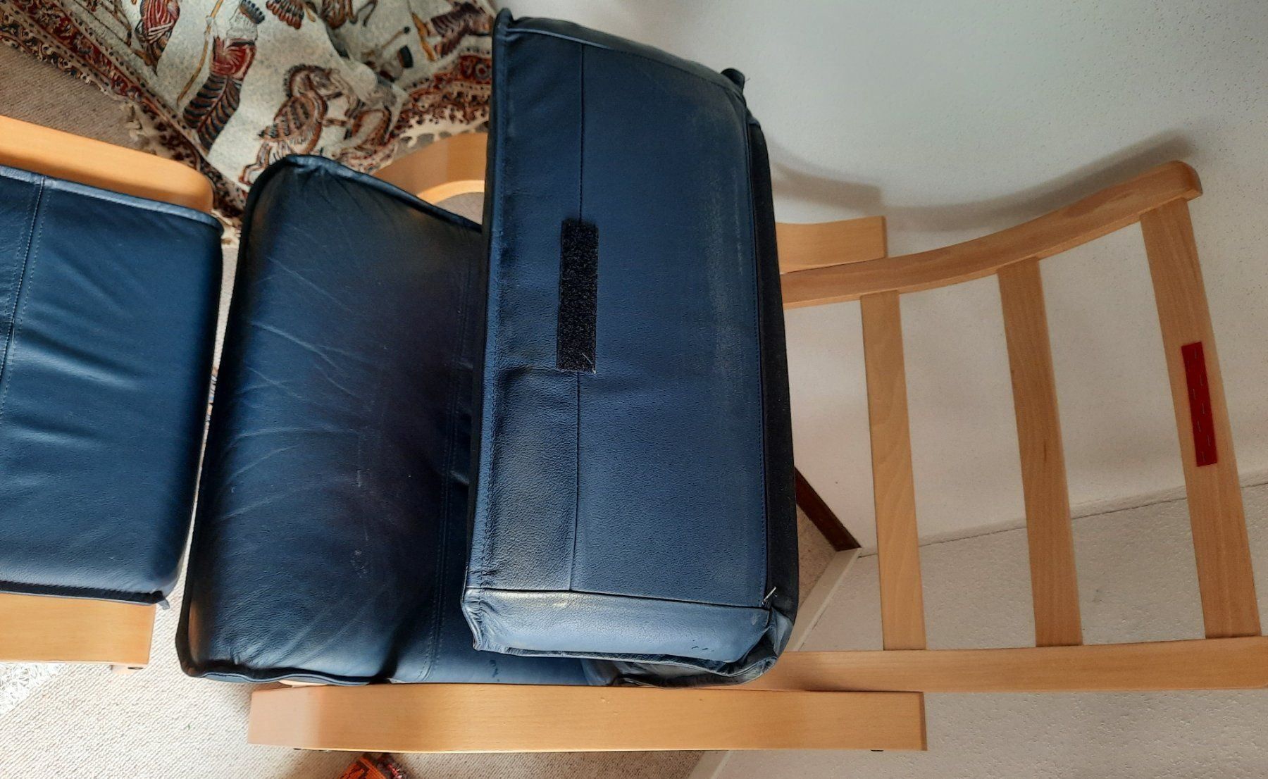 Sessel: bequemer Design Wipp-Sessel mit Schemel – Gebraucht aus Herrliberg von AlexandraBopp 3
