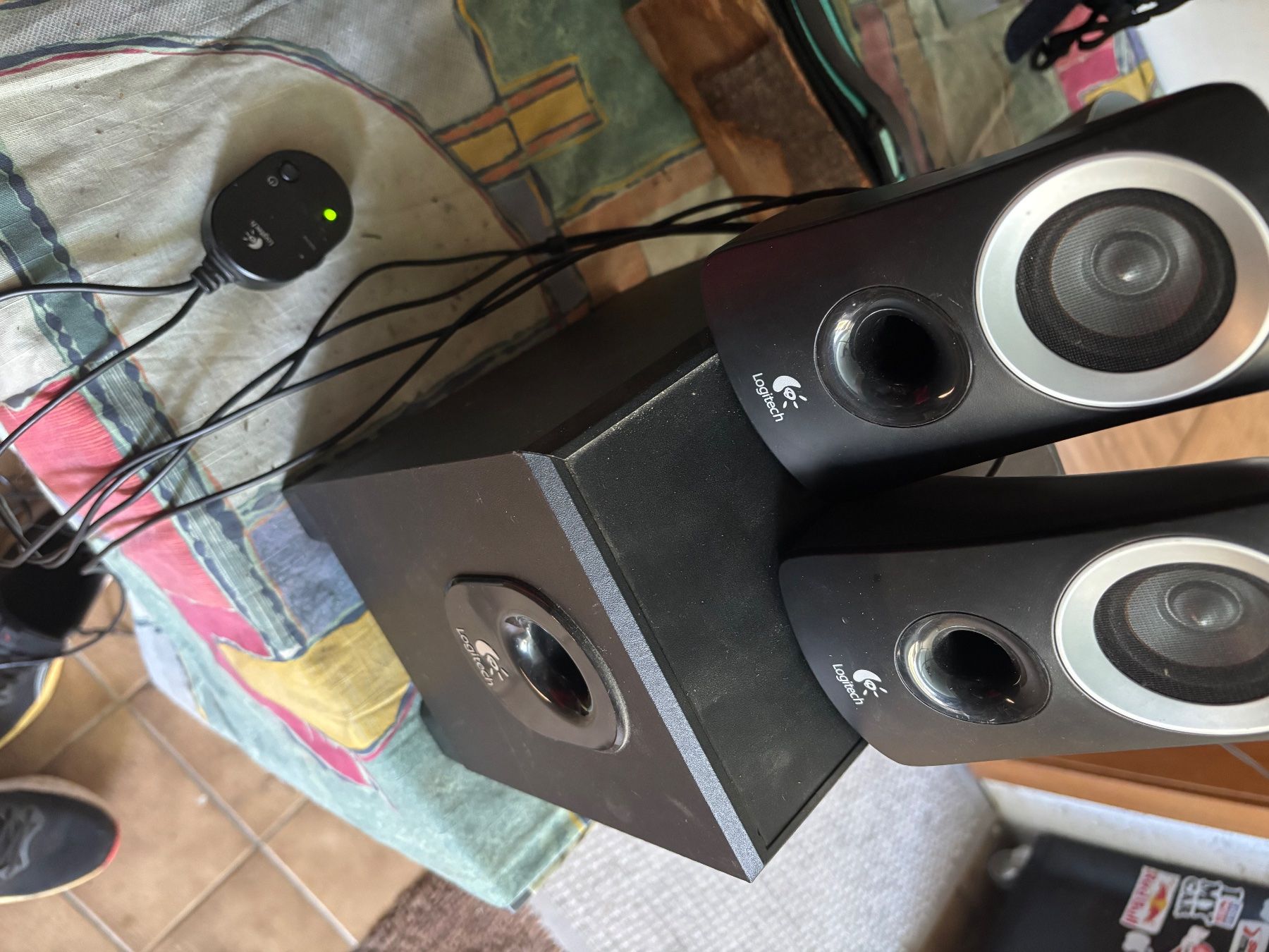 Logitech Casse acustiche: Subwoofer & speakers Logitech/ natel adaptor – Usato da Moutier venduto da sandrinesmb 3