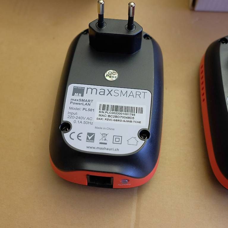 Laufwerke & Adapter: Max Hauri maxSMART PowerLAN Starter Kit – Neu und originalverpackt aus Basel von Bertob 5
