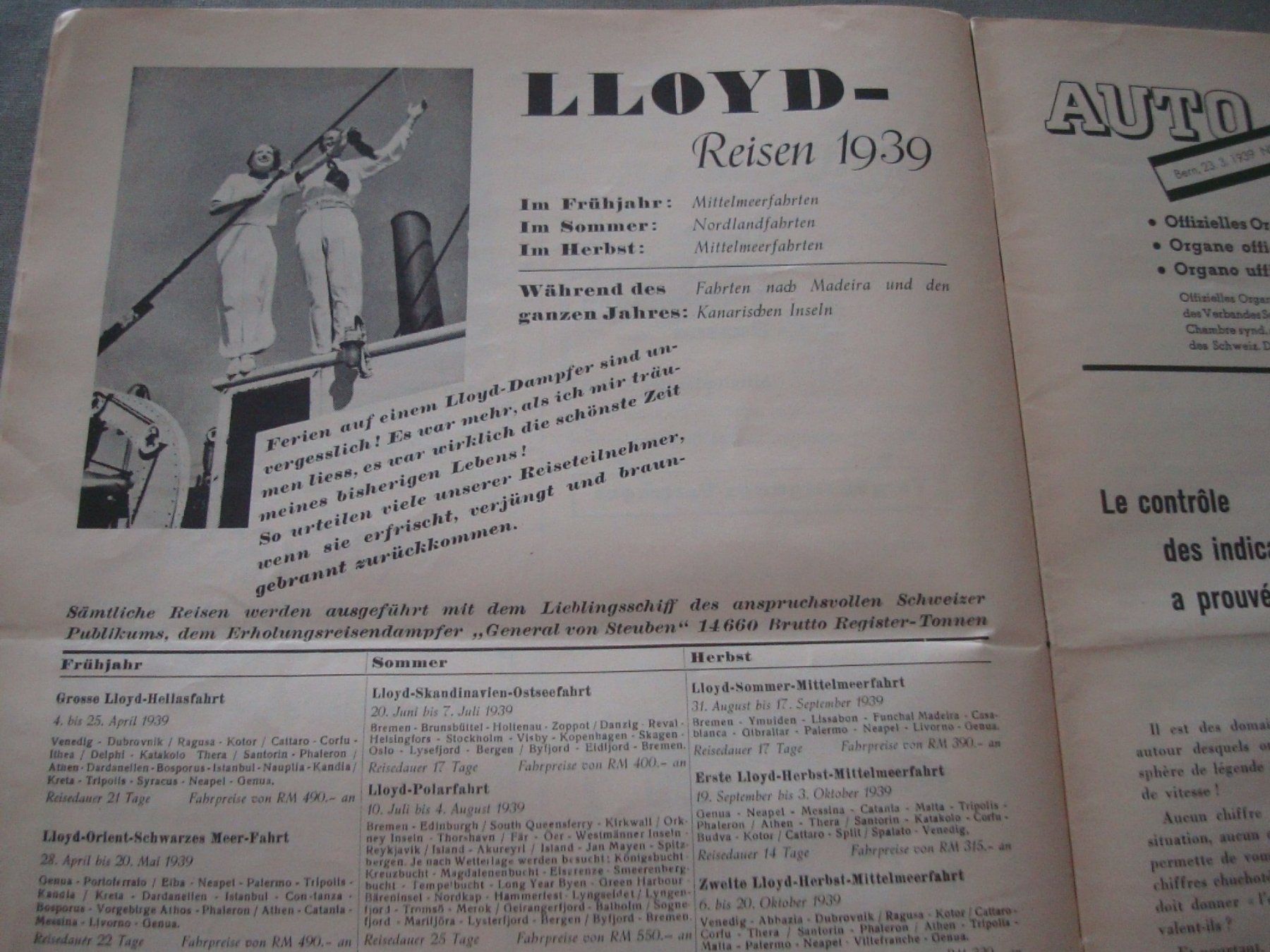 Riviste & Magazine: Zeitung - Auto - ACS - 1939 - Heft Nr. 6 – Usato da Neuenegg venduto da flohcante 3