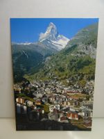 Zermatt und Matterhorn Postkarte🇨🇭🏔️⛰️🏘️