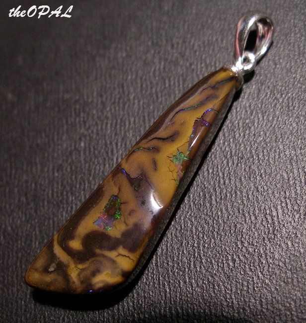 Ciondoli: theOPAL *** AUSTRALISCHER BOULDER OPAL ANHÄNGER *** – Nuovo e nell'imballaggio originale da Ebnat-Kappel venduto da theOPAL