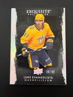 Luke Evangelista 2023 Exquisite 6/99 Nashville Predators