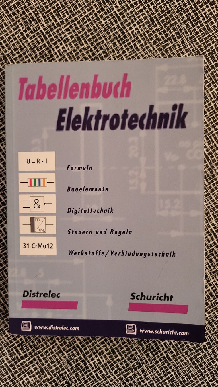 Libri: Tabellenbuch Elektrotechnik – Usato da Döttingen venduto da Alis68