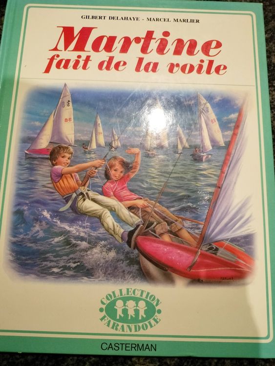 GRAND LIVRE MARTINE EN VOYAGE - CASTERMAN 1985 - TRÈS BON ÉTAT