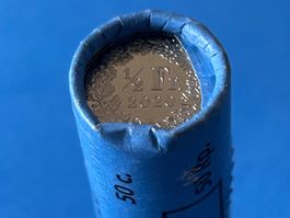 Switzerland coin roll - 50 centimes year 2020 (UNC)