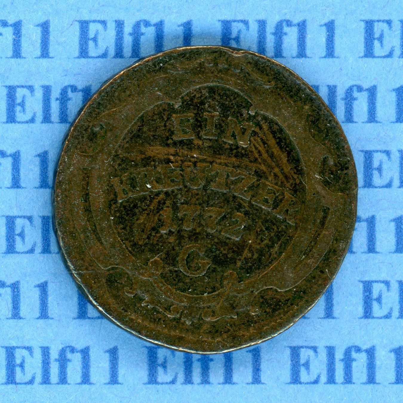 Alle Münzen: ATG___0.01 1772G ss 1 Kreuzer – Gebraucht aus Widnau von Elf11