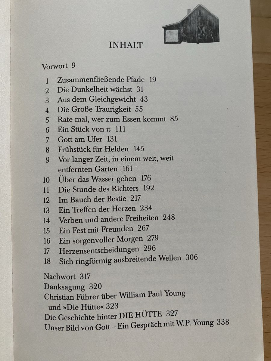 Bücher: Die Hütte / Ein Wochenende mit Gott - William Paul Young – Gebraucht aus Schwarzenburg von Michellu 8