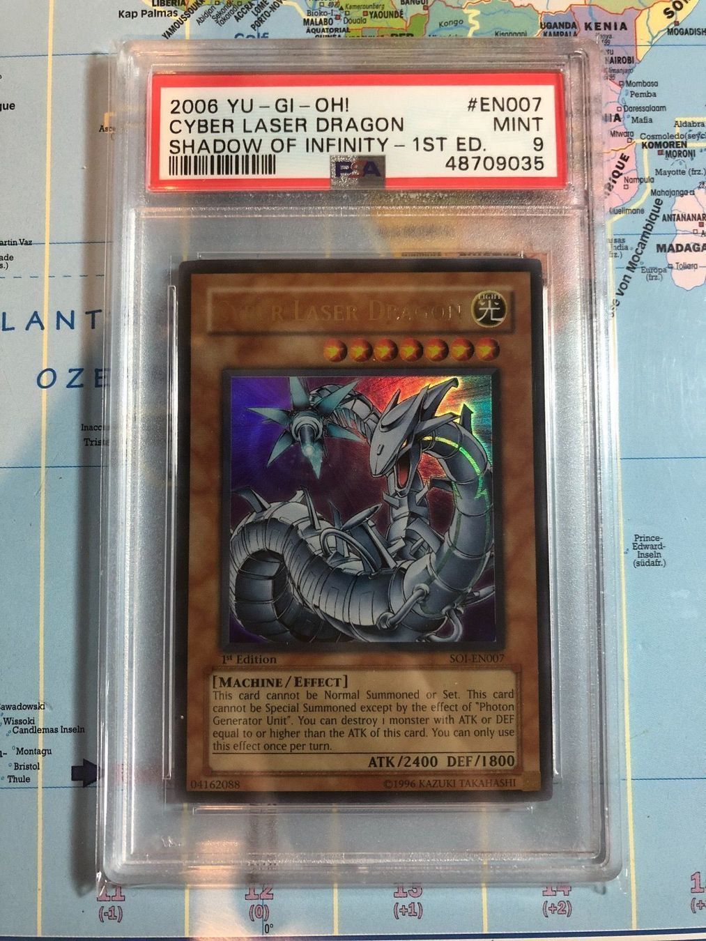 Yugioh Sammelbilder & Trading cards: Cyber Laser Dragon (PSA 9, 2006, 1st) – Neu (gemäss Beschreibung) aus Dällikon von S.F.F.