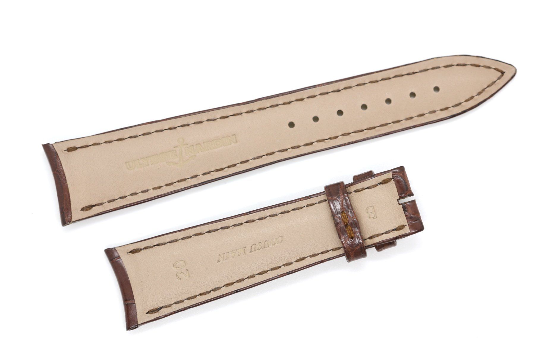 Ulysse Nardin Orologi: Ulysse Nardin Lederband 20mm – Nuovo (secondo la descrizione) da Reinach BL venduto da Han-Numismatik 1
