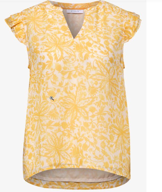 Blusen: **Coole Sommerbluse aus Chiffon mit Split Neck, Gr. 44** – Neu (gemäss Beschreibung) aus Staffelbach von alibaba67