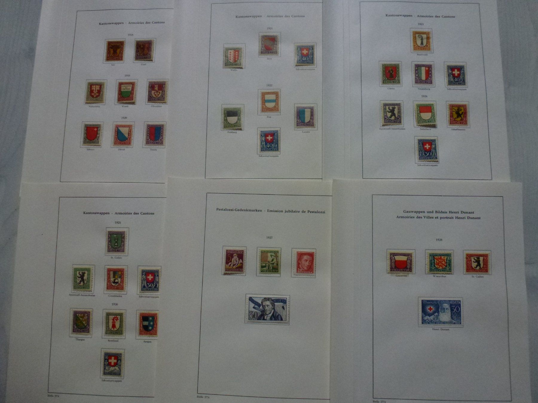 Alle Briefmarken: ++ Pro Juventute Marken ab Vorläufer bis 1963 postfisch – Gebraucht aus Walkringen von Casablanca777 1