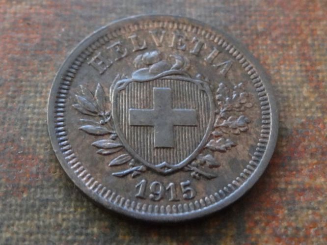 Tutti le monete: 1 Rp. 1915  (A) – Usato da Romanel-sur-Lausanne venduto da Swift13
