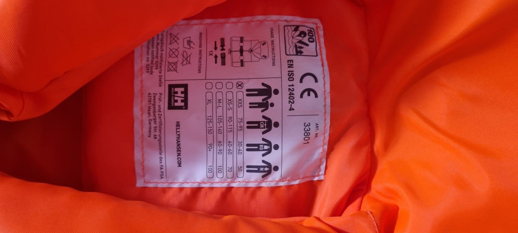 Helly Hansen Schwimmwesten: Helly Hansen Schwimmweste, Orange, Top Zustand! – Gebraucht aus Basel von Dawid1713 2