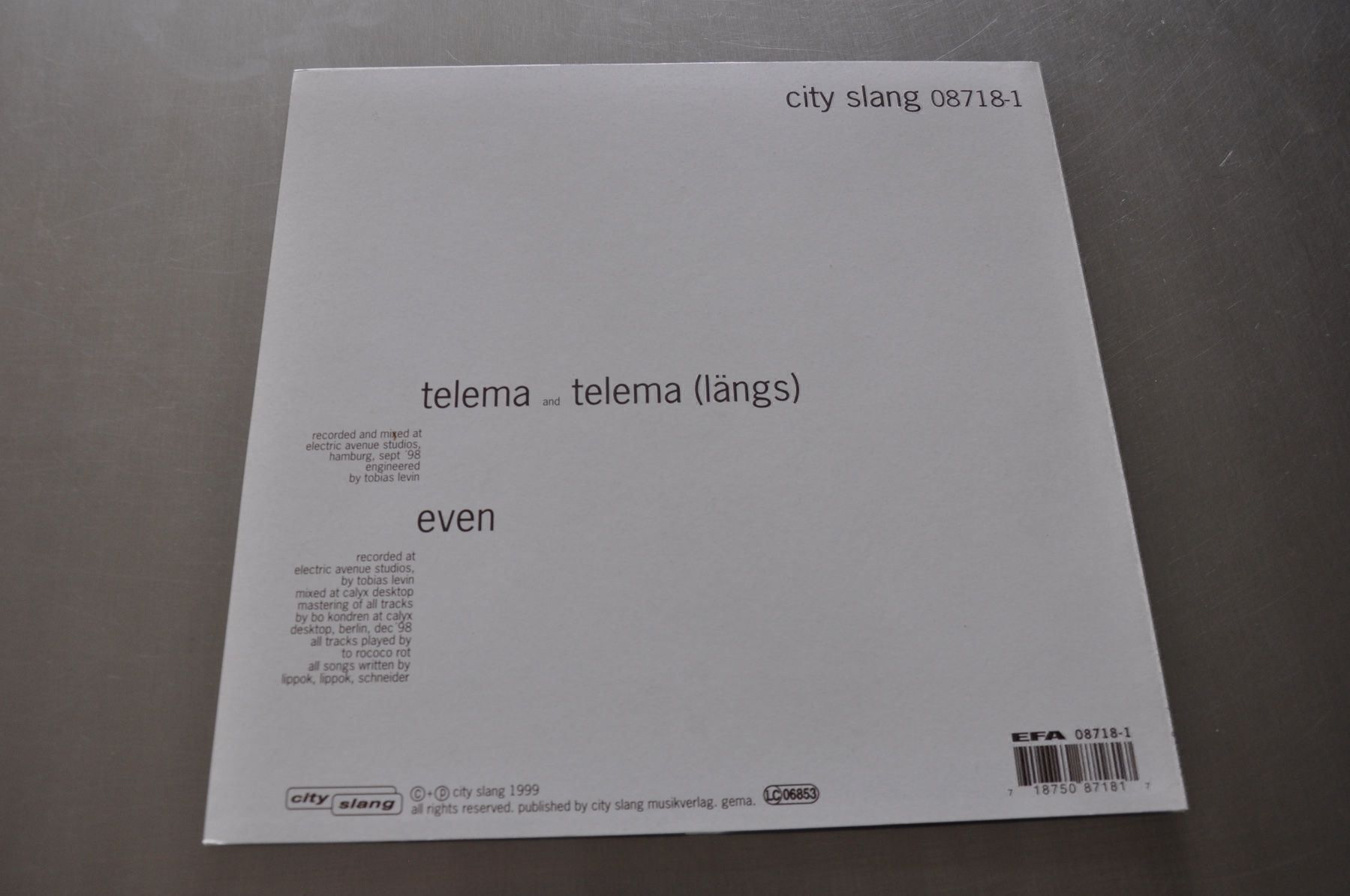 Dischi in vinile: TO ROCOCO ROT 10 TELEMA – Usato da Sion venduto da jaipur1401 1