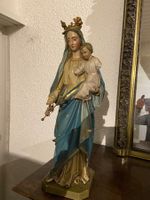 Antike Madonna von 1902 aus einer Kirche, signiert