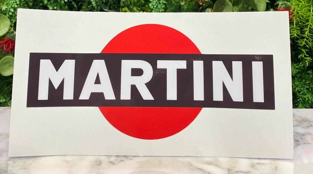 Aufkleber: Martini Aufkleber Sticker 25x12cm – Neu und originalverpackt aus Goldach von SSRConzept