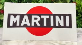 Martini Aufkleber Sticker 25x12cm