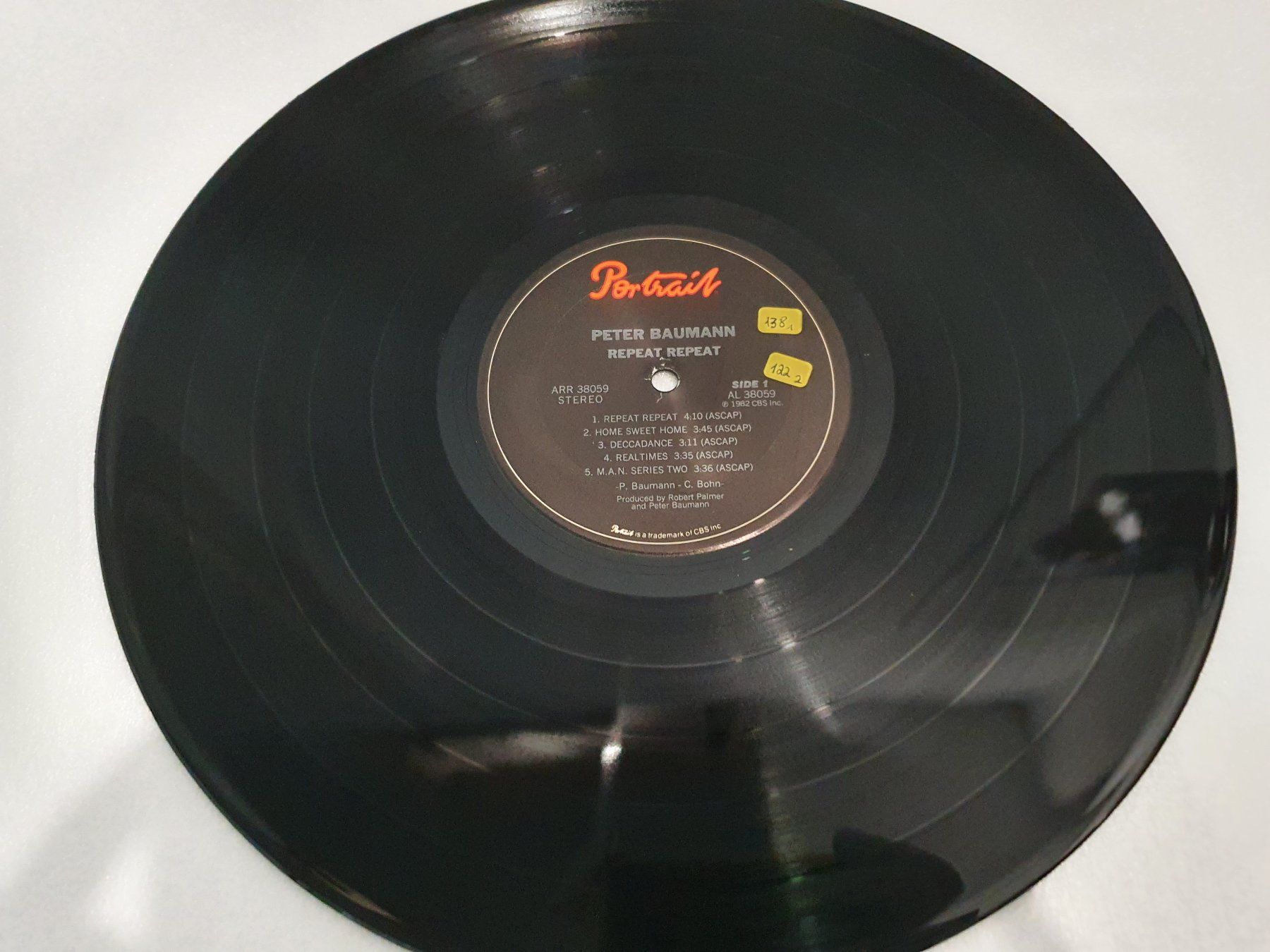 Schallplatten: Peter Baumann – Repeat Repeat – Gebraucht aus Uster von Vinyl-Leidenschaft 2