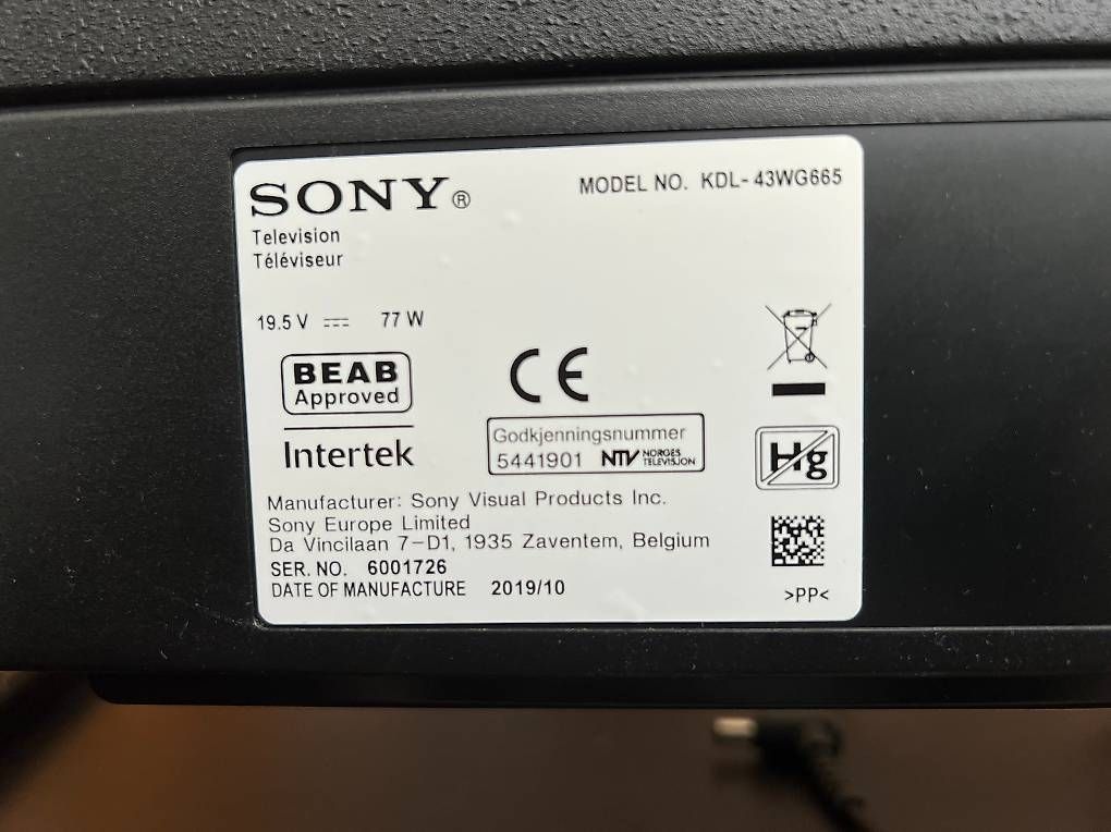 Fernseher: TV Sony 108 cm 43" – Gebraucht aus Thielle von Oneil1372 3