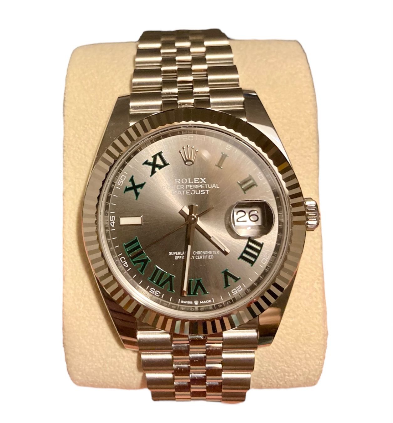 Rolex Orologi: Rolex Datejust 41 Wimbledon december 23 papers – Nuovo e nell'imballaggio originale da Neuchâtel venduto da k_og_noums 2