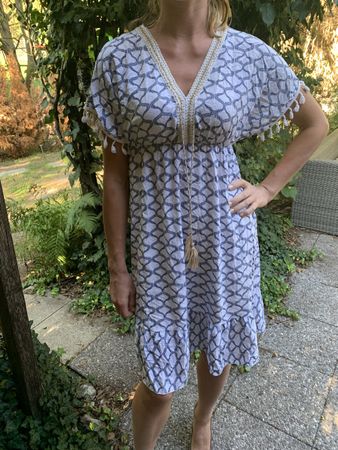 Chic abito di viscosa tgS/M/L-feste👌vacanze