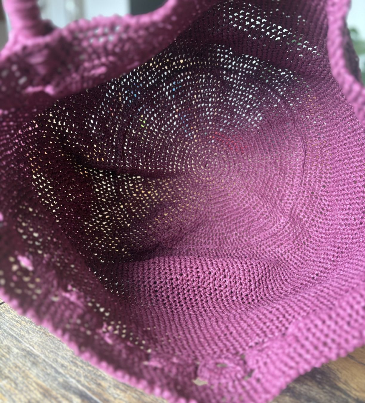 Borse da donna: RAFIA-BAG EN CROCHET HANDMADE! PIÈCE UNIQUE – Nuovo e nell'imballaggio originale da Locarno venduto da NicoNion 5