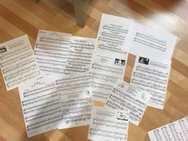 Klaviernoten Musiknoten