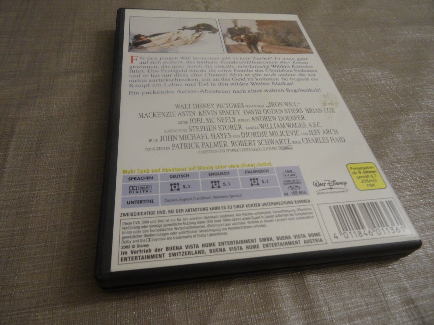 Alle DVDs: Iron Will DVD -  rar – Gebraucht aus Olten von Disc-Verkauf 2