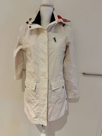 Gepflegte Damen Windjacke weiss, Gr. 36