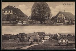AK Kernenried, Teilansicht, Panorama
