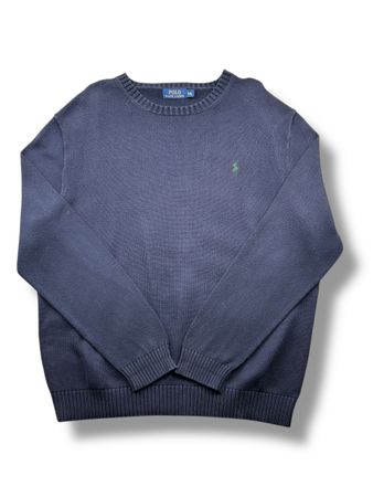 Sweat en maille Ralph Lauren vintage Bleu Marine - XXL