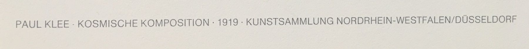 Grafica & Litografie: Paul Klee      "Kosmische Komposition"   KUNSTDRUCK – Usato da Nennigkofen venduto da waltraub 4