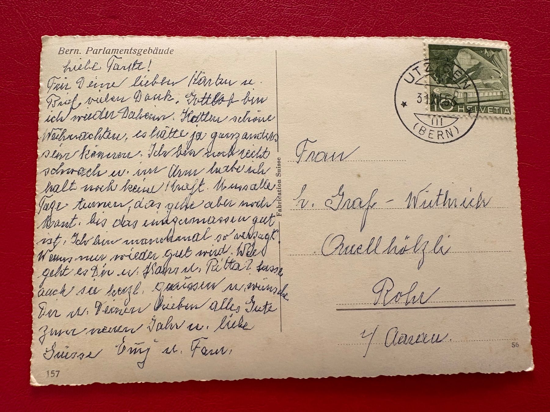 Cartes postales: 1956 // Bern Parlamentsgebäude – D'occasion à St-Légier-La Chiésaz par Theo005 1