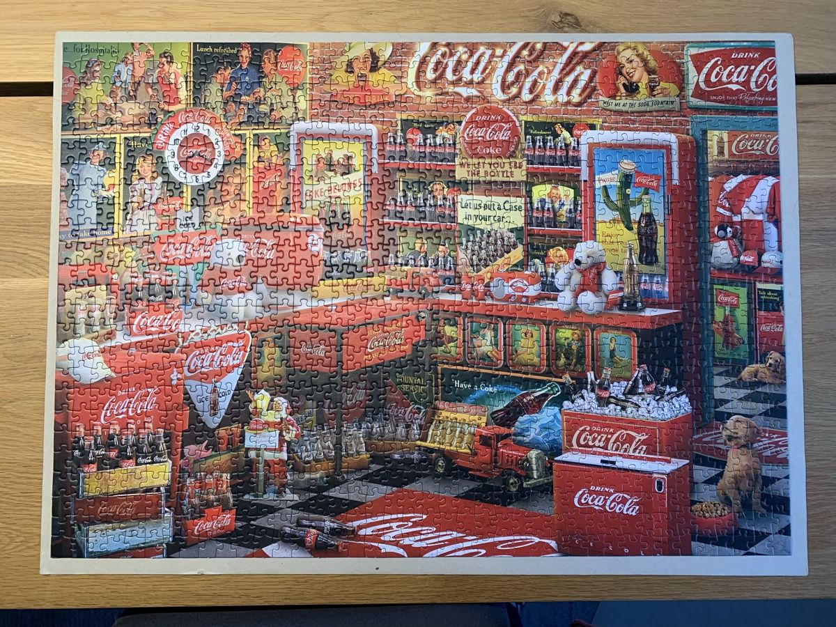Puzzle: Schmidt Puzzle Coca Cola 1000 Teile – Usato da Thun venduto da Chrabu 1
