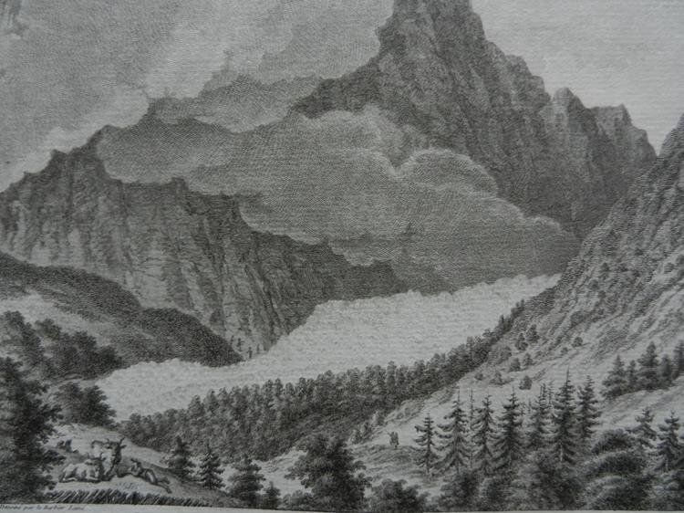 Stiche: Vue glacier Grindelwald – Gebraucht aus Risch von Rischli15 1