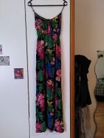 Langes Sommerkleid mit Blumen, Grösse XS/S