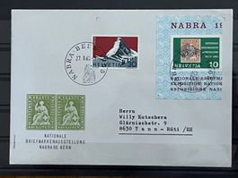 Nabra Block Halbierung auf Brief