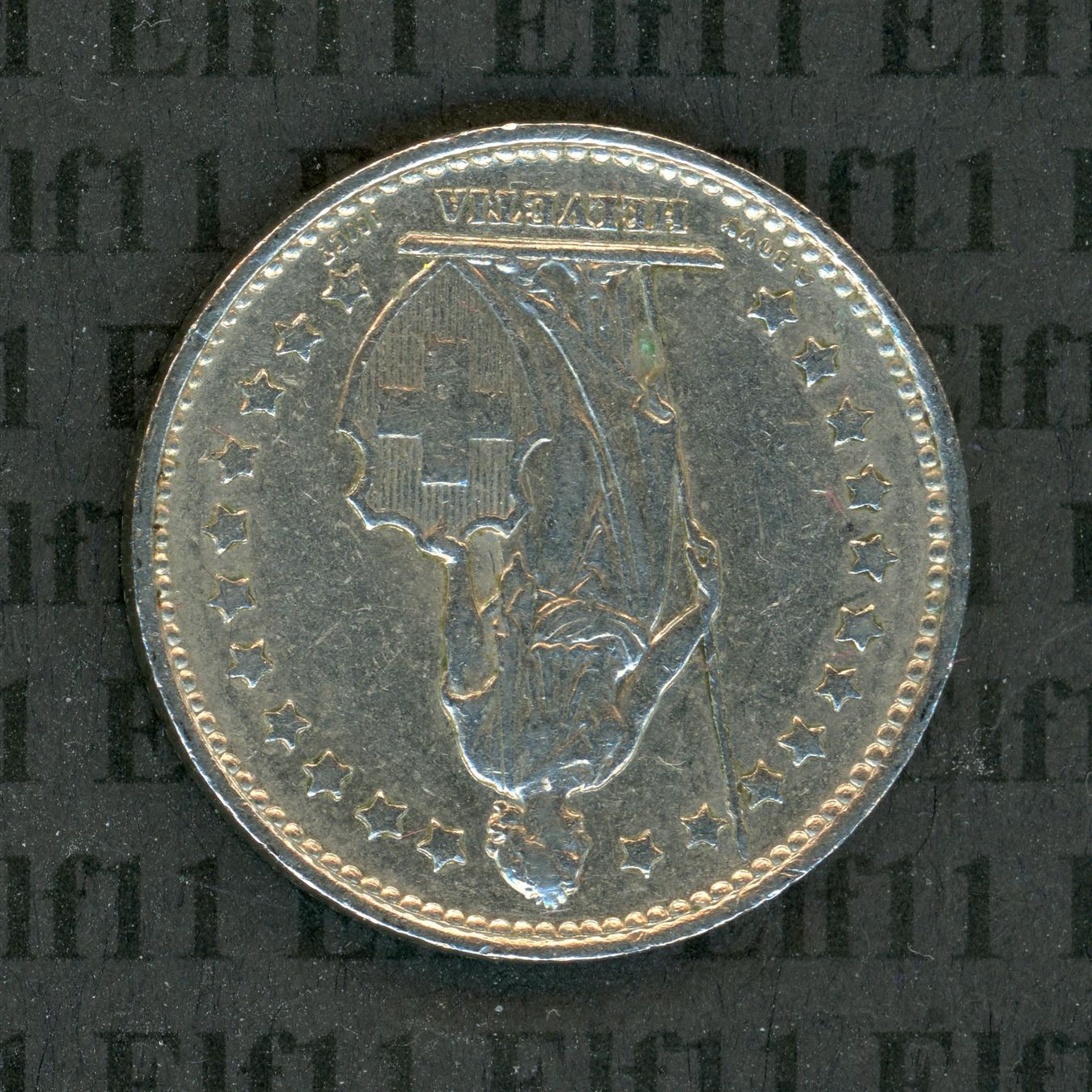 Tutti le monete: CHF___1.00 1968B -vz 1 Franken – Usato da Widnau venduto da Elf11 1