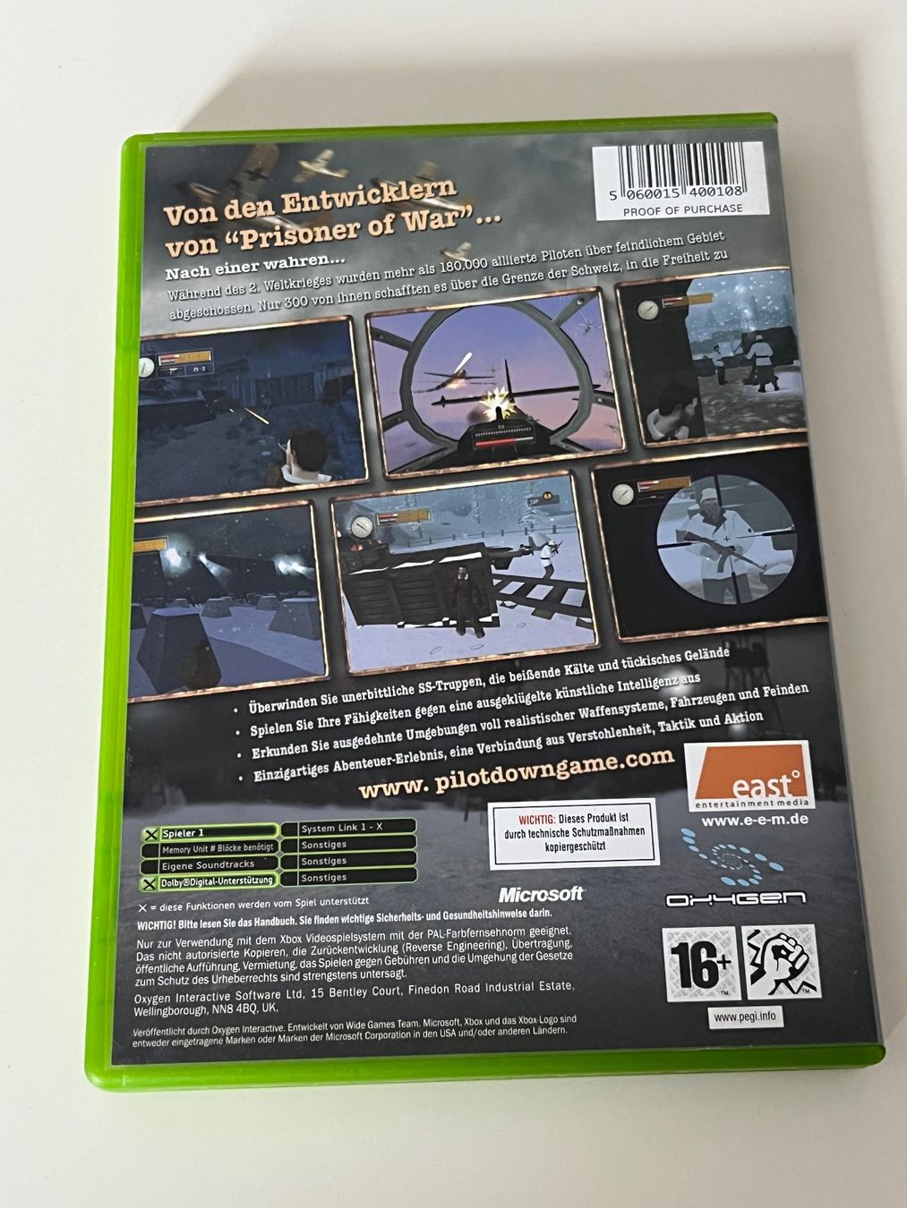 Microsoft Giochi: Xbox Pilot Down: Behind Enemy Lines – Usato da Altstätten SG venduto da sheamus 1