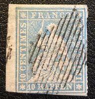 1856, Strubel 23B2 (23Ca), aus Bogenecke, SBK 300 Fr.