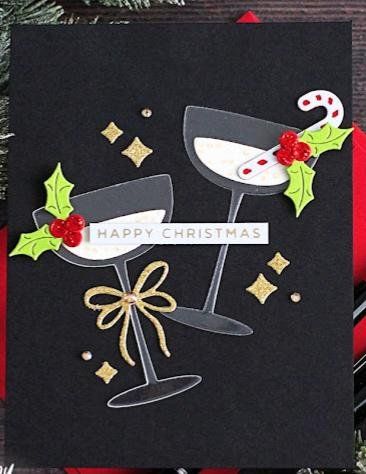 Sciablone: Spellbinders Dies ** Cheer to Us ** – Nuovo e nell'imballaggio originale da Rubigen venduto da rofi100 2