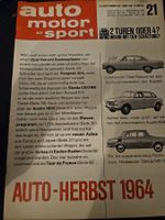 AMS /64 Austin 1800 Skoda 1000 MB Rekord 6 Zyl 404 US 65 xx