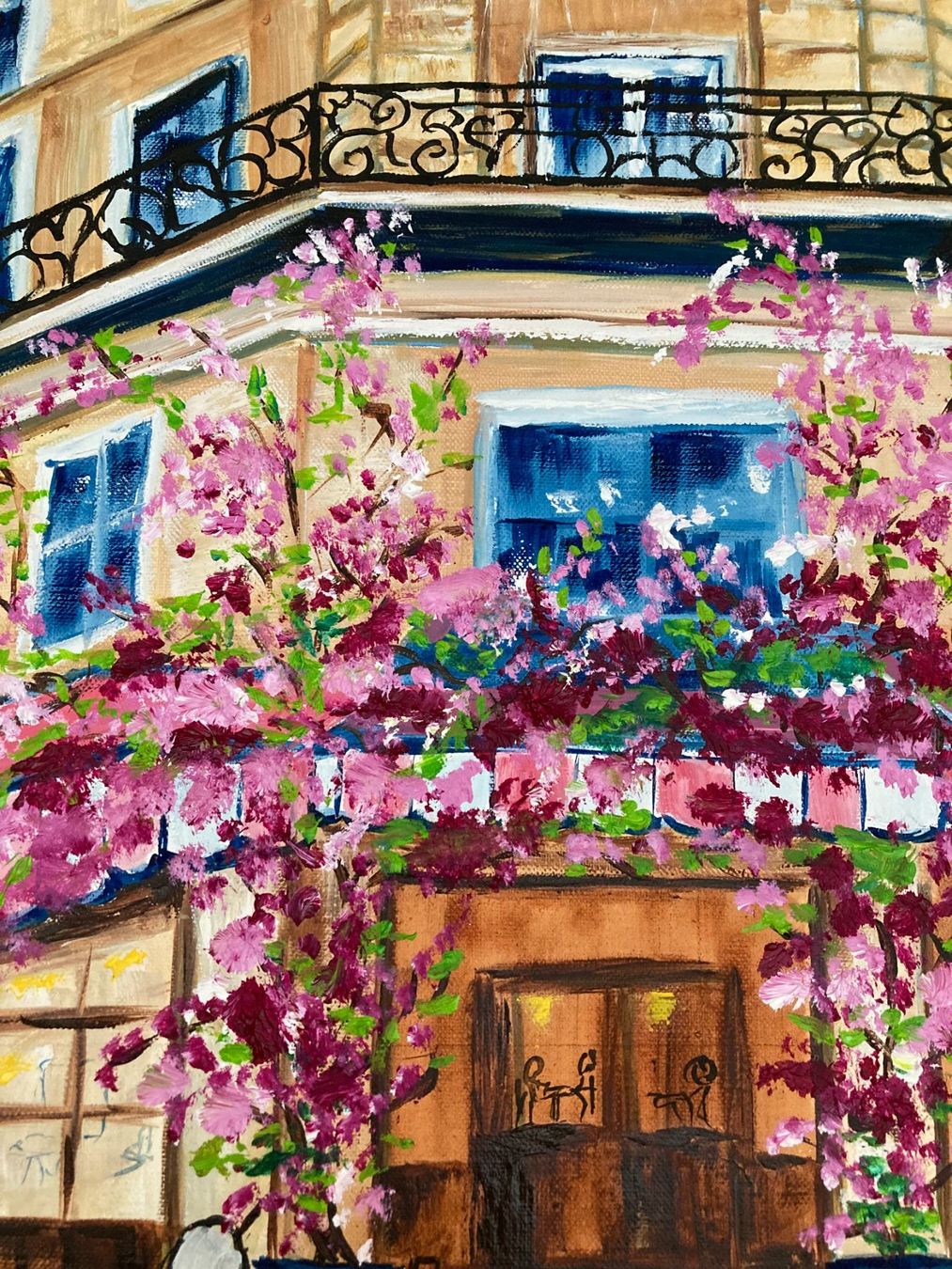 Dipinti: Café Paris - Ölgemälde – Nuovo (secondo la descrizione) da Cham venduto da Felha 7