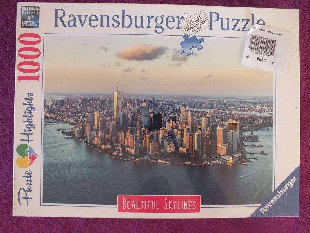 Ravensburger Puzzle 1000 Teile New York Skyline NEU & OVP (Neu und ...